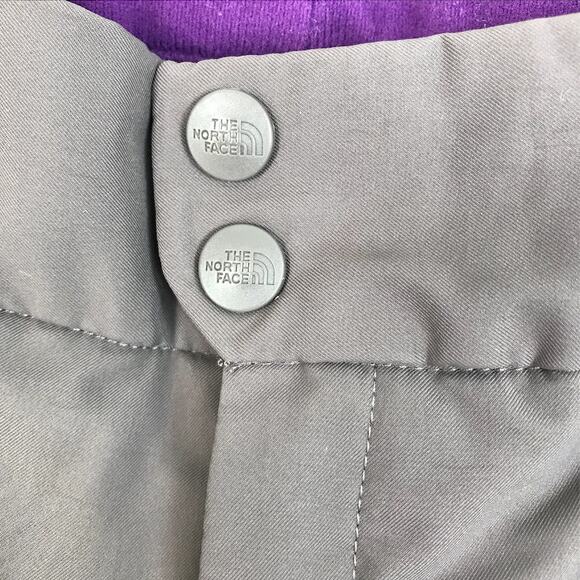 THE NORTH FACE HyVent Ski Snowboard Pant Women 8 Gray Waterproof Insulated Grey - Picture 6 of 14
